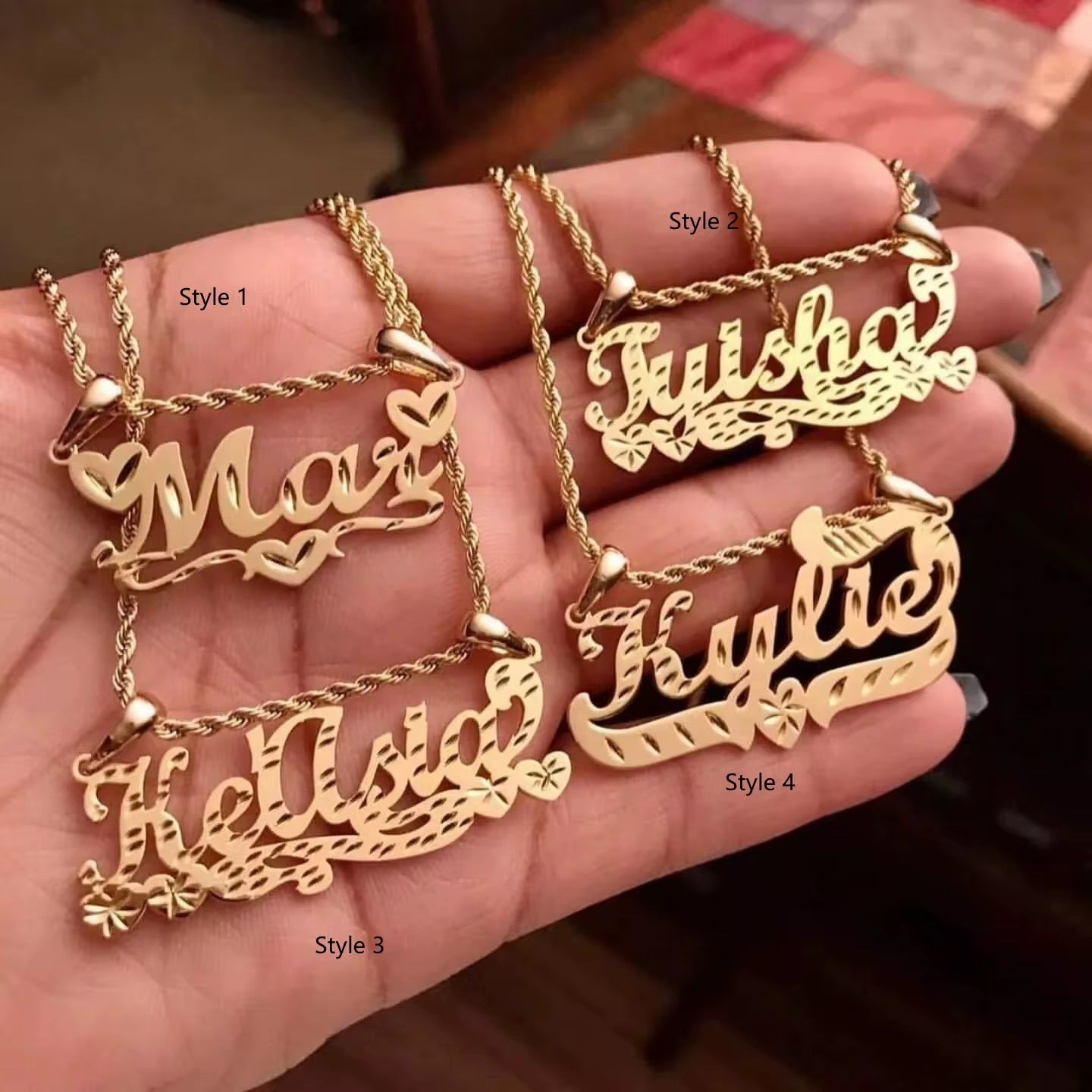 CUSTOM NAME PLATE NECKLACE